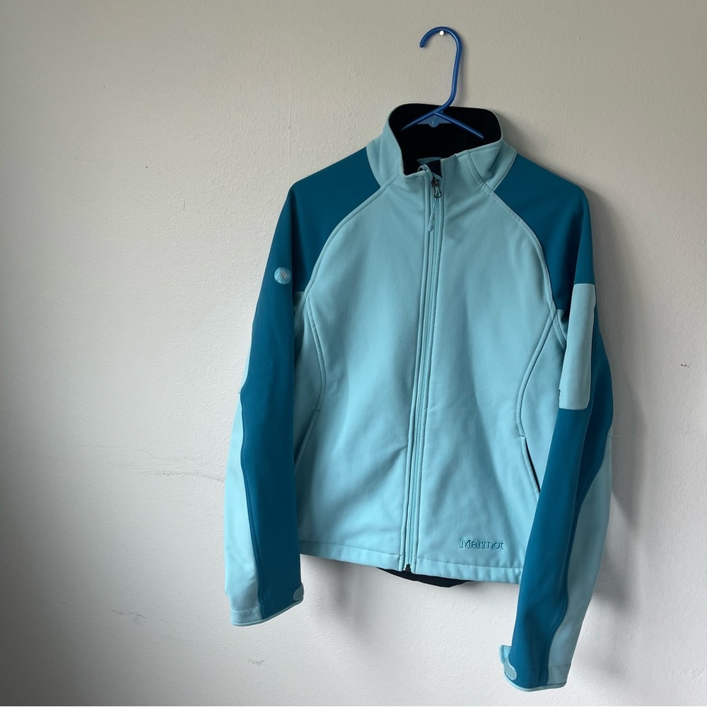 NWOT: Marmot • Two Tone Blue Gravity Jacket